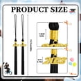 thumbnail image 3 of 20 Pcs 2023 Graduation Single Color Tassel with Gold Bling Charm(Black), 3 of 9