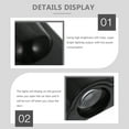 thumbnail image 4 of RENACLIPY 2Pcs Car Door LED Projector Light with High Brightness for Car Accessories Black, 4 of 7
