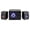 Black with colorful lights, variant on 3‑in‑1 USB Powered Computer Speaker, Colorful DJ Lights, Stereo Sound & Heavy Bass, Volume Control, USB Power + 3.5mm Audio Jack for Desktop & Laptop