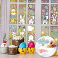 thumbnail image 4 of BRILLAR Pegatinas de ventana de Pascua, huevos de conejito y adornos para cristal de Pascua, 4 of 5