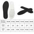 thumbnail image 3 of Ofertas Únicas 1 Par de Plantillas para Zapatos que se Ajustan al Tamaño de Zapato 39/40 Blanco Negro, 3 of 6