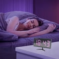 thumbnail image 4 of Alarm Clock,Led Small Digital Alarm Clock For Bedrooms,Hot Selling Concise Colorful Screen Weather Clock Temperature and Humidity On The Same Screen Electronic Alarm Clock Backlit Calendar Clock, 4 of 8
