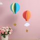 thumbnail image 3 of 4 Pcs Kids Room Decor Pastel Balloons Kid Cloud Decor Easter Party Home Deocr Paper Air Balloons Baby Clouds Decoration, 3 of 4