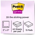 thumbnail image 3 of Post-It Sticky Notes: 3 in. x 3 in. (Assorted Colors) 15-pack, 3 of 12