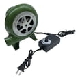 thumbnail image 2 of Ventilador de ventilador de horno ventilador US US 110V Mini ventilador de aire portátil con adaptador de velocidad para cocción al aire libre 40W, 2 of 8