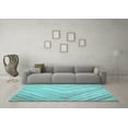 thumbnail image 3 of Ahgly Company Indoor Rectangle Southwestern Light Blue Country Area Rugs, 4' x 6', 3 of 4