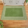 thumbnail image 4 of Collections Etc Modern Border Chenille Accent Rug, 4 of 5