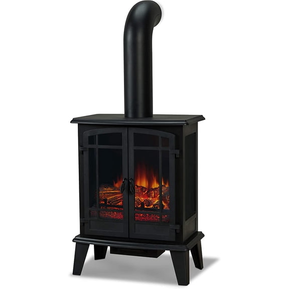 Real Flame Foster 25" Electric Fireplace in Black