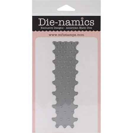 Die-Namics Die-Fluttering Hearts, 5.5"X1.6"