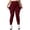 Wine, variant on Riforla Thermal Leggings for Women High Waist Thickened Lined Outerwear Slim Fit Yoga Pants Stretchy Warm Winter Daily Wear Pants for Women XXL