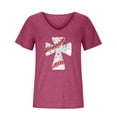 thumbnail image 4 of Camiseta sin mangas con cuello en V y estampado informal elegante para mujer OAVQHLG3B Store lin121212, 4 of 5