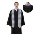 thumbnail image 4 of Fotbe Donut with the USA Fag Printed Class of 2024 Graduation Stole, 4 of 7