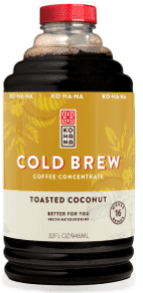 Kohana Coffee Cold Brew Toasted Coconut Coffee Concentrate, 32 Fl Oz Bottle