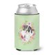 thumbnail image 1 of ""Caroline'S Treasures Ck4399Cc Puntero Inglés Flores Verdes Lata O Botella Abrazaderas Para Bebidas Frías Koozies 12 Oz Multicolor"", 1 of 1