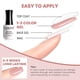 thumbnail image 4 of Esmalte de uñas RARJSM Nude Grey Malva Rosa 15 ml Soak Off, 4 of 5
