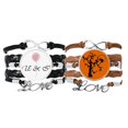 thumbnail image 2 of Cat Tree Hallowmas Orange Bracelet Hand Strap Leather Rope Balloon Love Wristband Double Set, 2 of 2