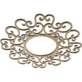 thumbnail image 2 of 18"OD x 6 7/8"ID x 1/4"T Reims Wood Fretwork Pierced Ceiling Medallion, Birch, 2 of 3