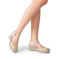 thumbnail image 7 of DREAM PAIRS Women's Espadrilles Closed Toe Ankle Strap Wedge Sandals Dressy Summer Platform Heel Sandals, 7 of 7