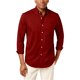 thumbnail image 1 of Club Room Adams Button Up Shirt para hombre, rojo, XX-Large, 1 of 1