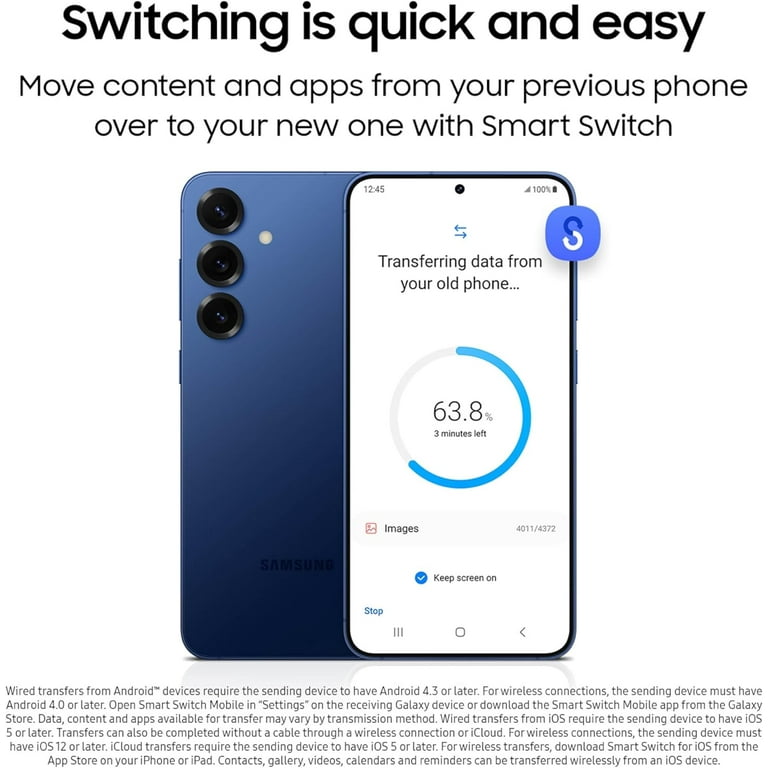 Samsung Galaxy S25+ Plus (256GB, 12GB RAM) AI Smartphone - Brand