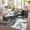 Black, variant on Geetinfly 10inx13in Modern Abstract Area Rug, Washable, Non-Slip, Colorful, Camel for Living, Bedroom, Dining