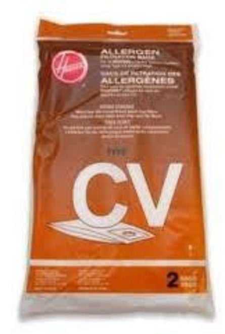 Hoover Type CV Allergen Filtration Synthetic Central Vacuum Cleaner Bags 2 pac 