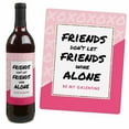thumbnail image 4 of Big Dot of Happiness Be My Galentine - Valentine's Day Gift for Women and Men - Wine Bottle Label Stickers - Set of 4, 4 of 8