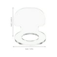 thumbnail image 2 of unbranded 2Ud Soporte De Pared Transparente Para Béisbol Y Tenis Con Estable Y Portátil Para Uso En Casa, 2 of 8