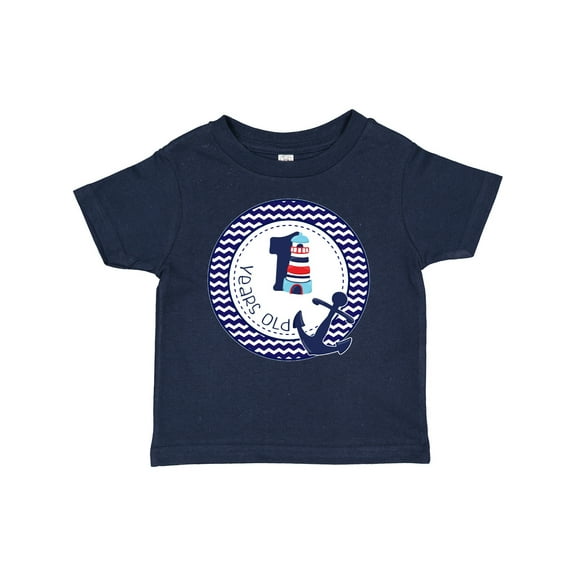 Inktastic 1 Years Old Nautical Anchor Boy Birthday Boys Baby T-Shirt