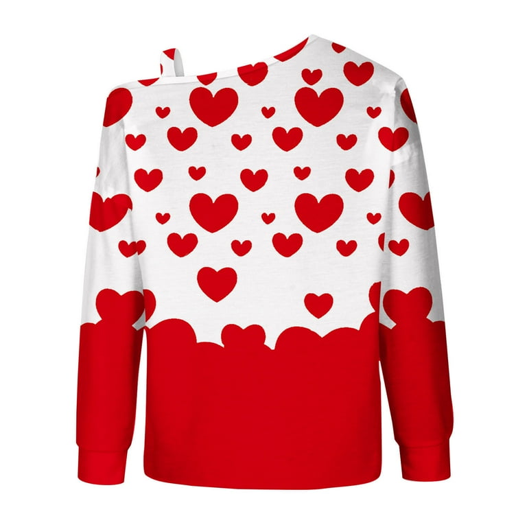 Printed Long Sleeve Off Shoulder Sweatshirt Printed Long Sleeve Off Shoulder Sweatshirt