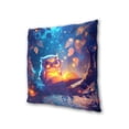 thumbnail image 3 of Owl Reading 18x18in 2-Piece Cotton Fleece Throw Pillow Covers, Shrink Resistant, Hidden Zip, 3 of 6