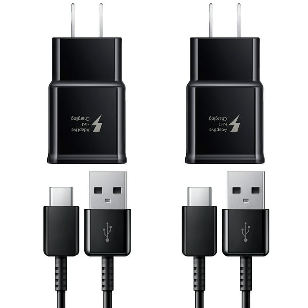 Type C Charger Fast Charging, 2 Pack USB C Android Phone Wall Charger