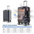 thumbnail image 4 of Fuzoiu Black Dragon Cliff Dawn Print Suitcase Cover,Washable Luggage Covers for Suitcase,Elastic Luggage Protector Cover,Scratch Resistant Travel Suitcase Covers-X-Large, 4 of 7