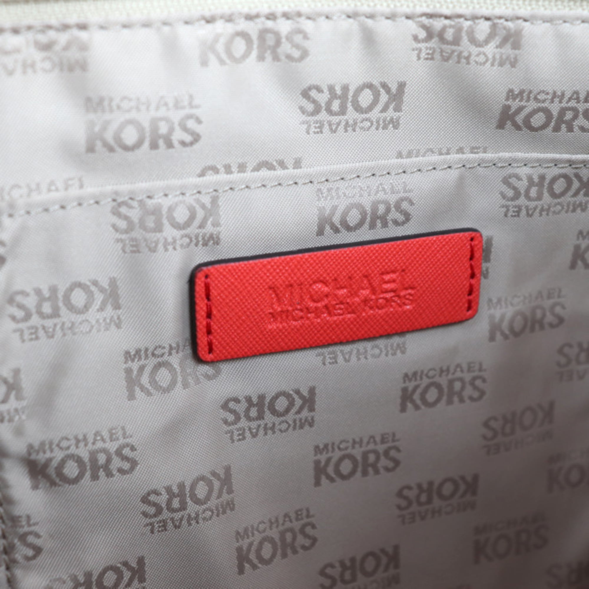 Tote Michael Kors Red in Polyester - 25377554