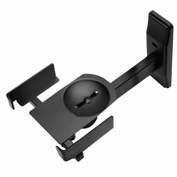 1Pcs Sound Speaker Wall Mount Speaker Bracket Hanger Adjustable Angle Surrounding Wall Hanging Rack HiFi Bookshelf Box B,1 x sound Speaker Wall Mount,Black