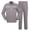 Gray, variant on Mens Work Utility Sets 2 Piece Long Sleeve Reflective Workwear Mechanic Suit Windproof Waterproof High Visibility Coats and Pants