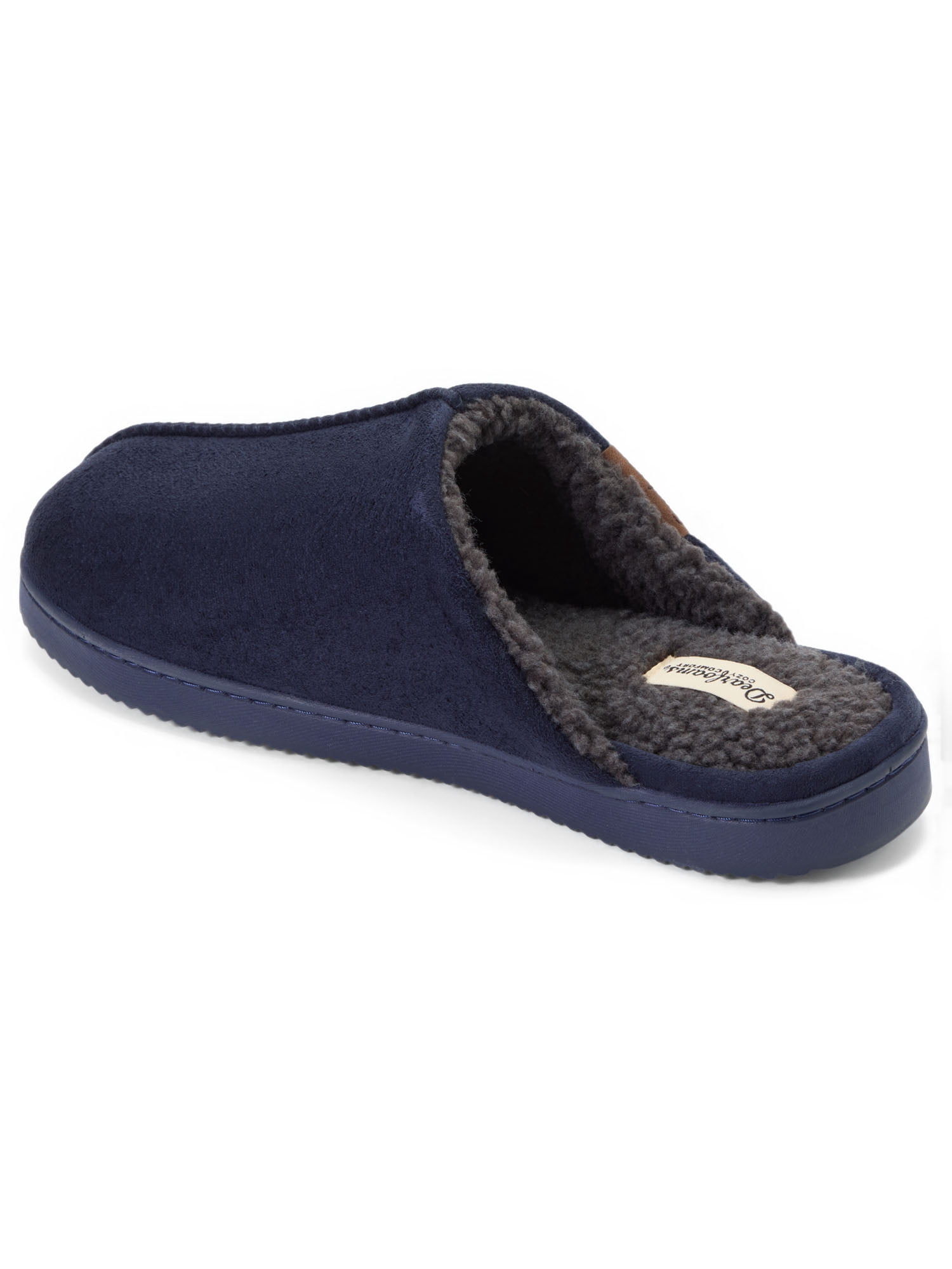 Dearfoams Cozy Comfort Men's Jeremiah Scuff Slippers Sizes 7-14