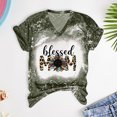 thumbnail image 5 of EQWLJWE Women Blessed Mama T-Shirt Blessed Mom Shirts Blessed Leopard Floral Mother Tee Tops, 5 of 5