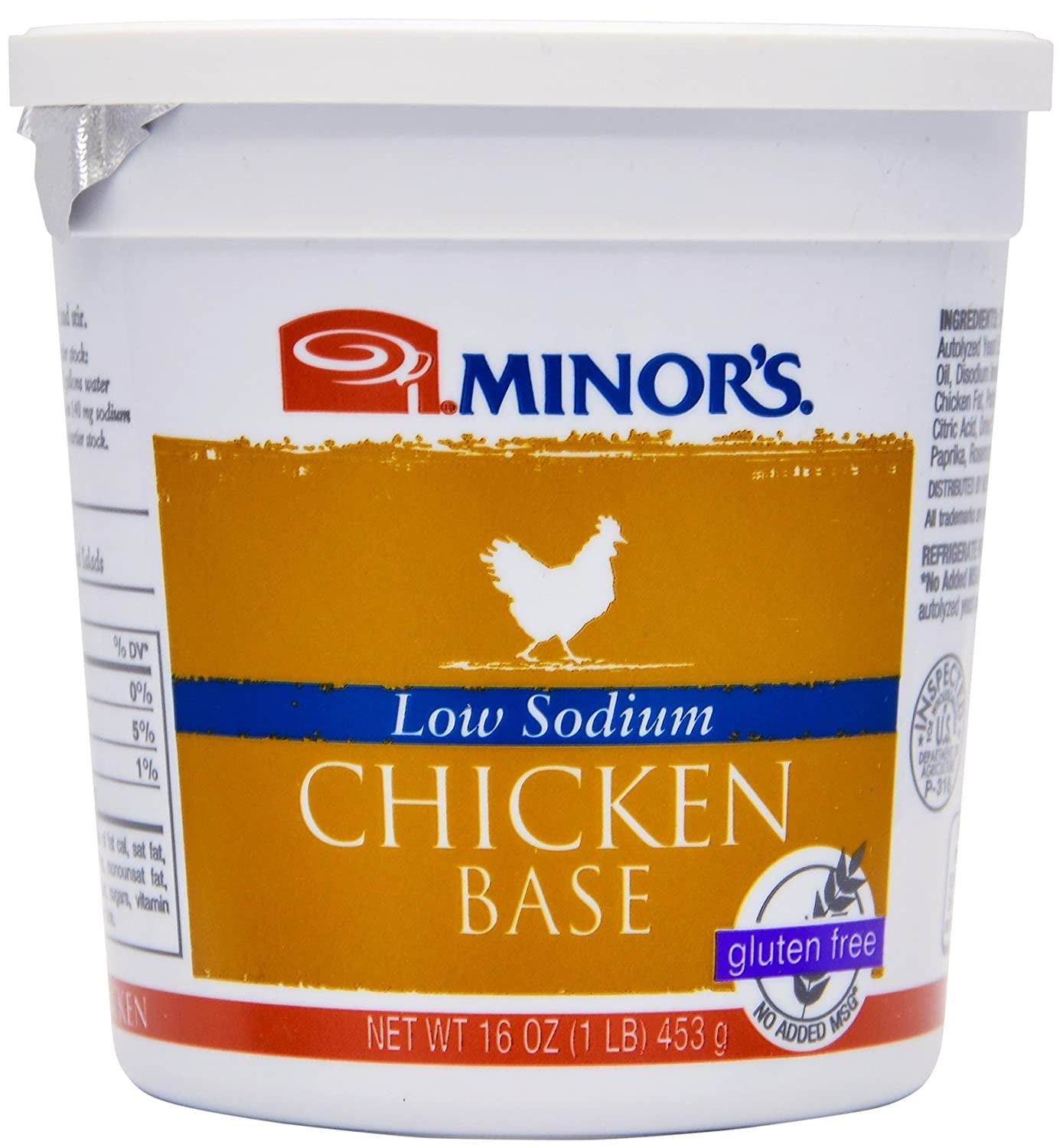 Minors Chicken Base, Low Sodium, 16 Ounce