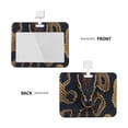 thumbnail image 2 of Naloa Ball Phyton Snake Card Badge Holder Work Badge Sleeve for Office, School, Factory, ID Credit Cards, Driver Licenses and Passes, 2 of 7