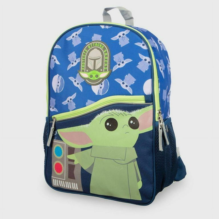 Star Wars The Mandalorian Kids Backpack Blue