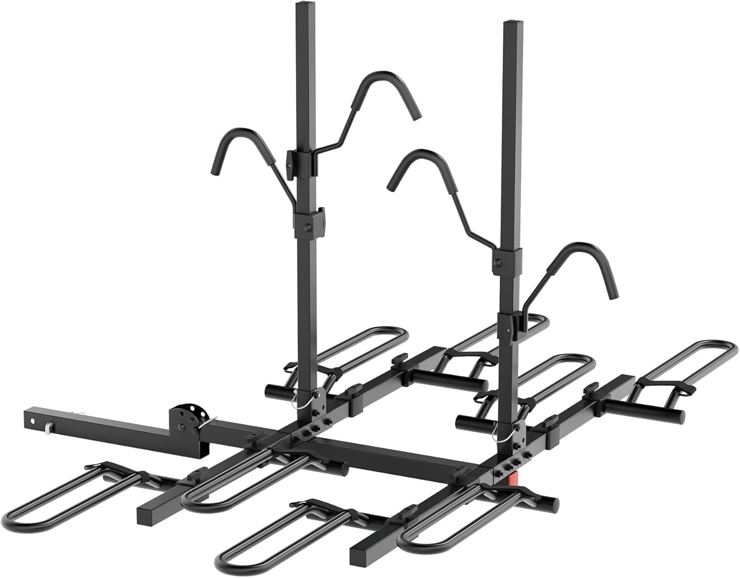 Bike Rack Hitch for Car, 180 Lbs Capacity for 4-Bike with Foldable Tilt Design Hitch Bike Rack for Cars Trucks and SUV with 2" Hitch Receiver