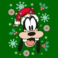 thumbnail image 2 of Mens Mickey & Friends Christmas Hat Ornaments Goofy Portrait Sweatshirt, 2 of 5