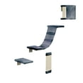 thumbnail image 4 of Sam'S Pets Addison Wall Climber Cat Tree Grey, 4 of 11