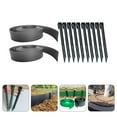 thumbnail image 4 of 1 Set Landscape Edging Coil Kit with Spikes Plastic Garden Border Garden Edging, 4 of 9