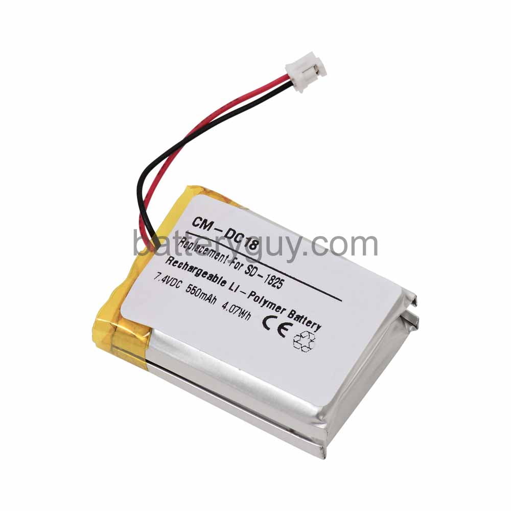 Lithium Dog Collar Battery, 7.4v 550mAh BGDC18