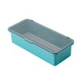 thumbnail image 4 of Caja de almacenamiento de brochas de maquillaje CHAO cubo de almacenamiento portátil color azul, 4 of 4