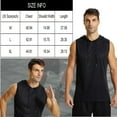 thumbnail image 5 of Mens Active Workout Hooded Tank Tops Running Gym Workout Training Hoodies Sleeveless Cut Off T-Shirt Bodybuildng Muscle, 5 of 5