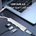 thumbnail image 4 of USB portátil tipo C HUB Extender 4 puertos Multi Splitter Adapter (Plata), 4 of 6
