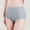Gray, variant on Women's Seamless High Waisted Brief Hip Lifting Solid Color Soft Breathable Stretch Comfortable All Day Wear Plus Size Panties